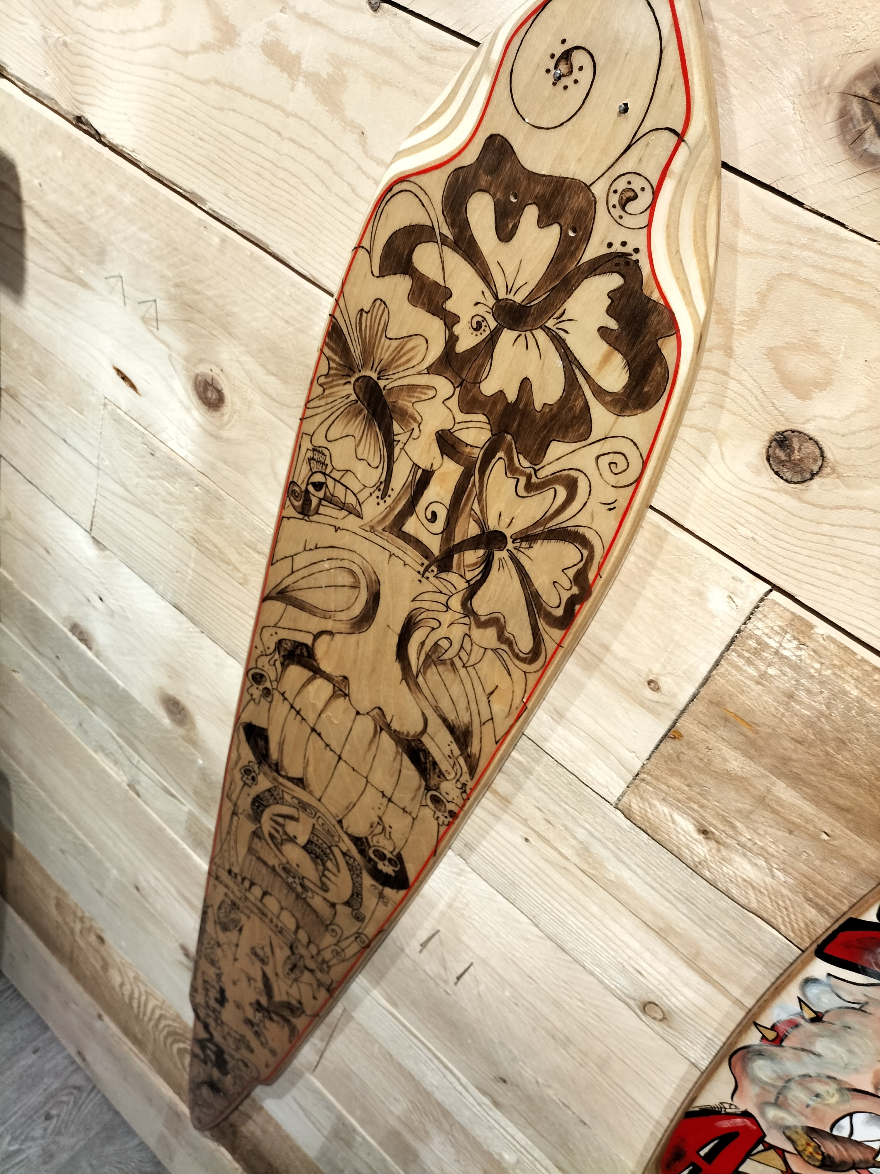 AC Longboards Tiki Super Long tavola pintail 155 cm flex