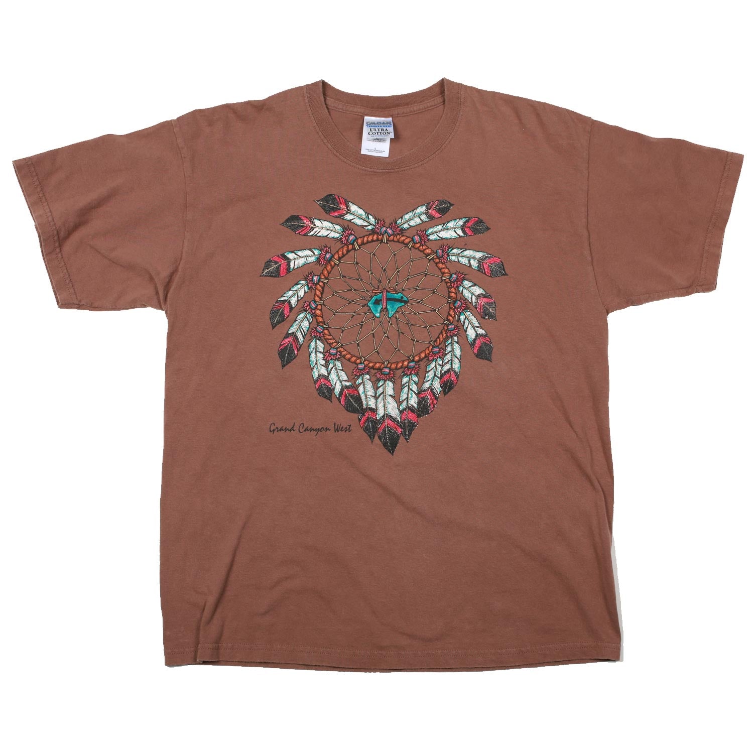 Grand Canyon West t-shirt vintage marrone L cotone USA