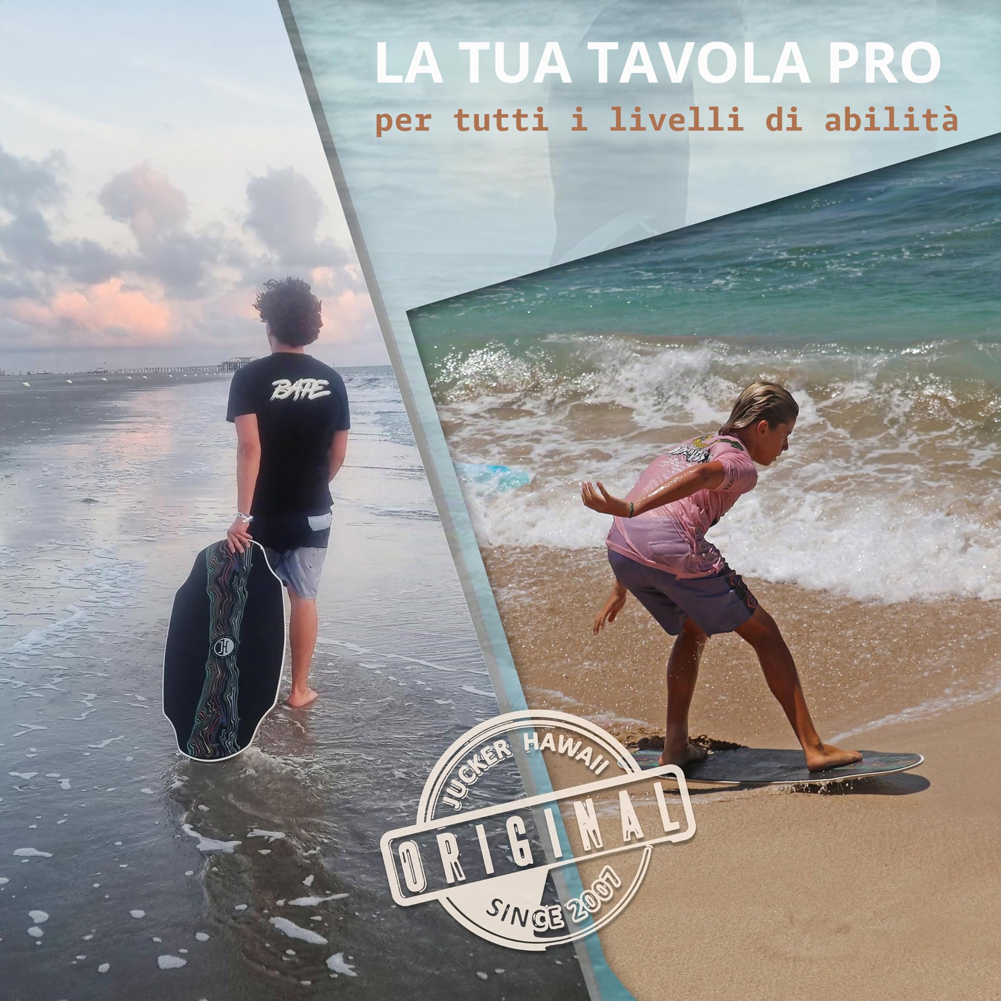 Jucker Hawaii HPL Pro skimboard Nero Trippy 115 kg