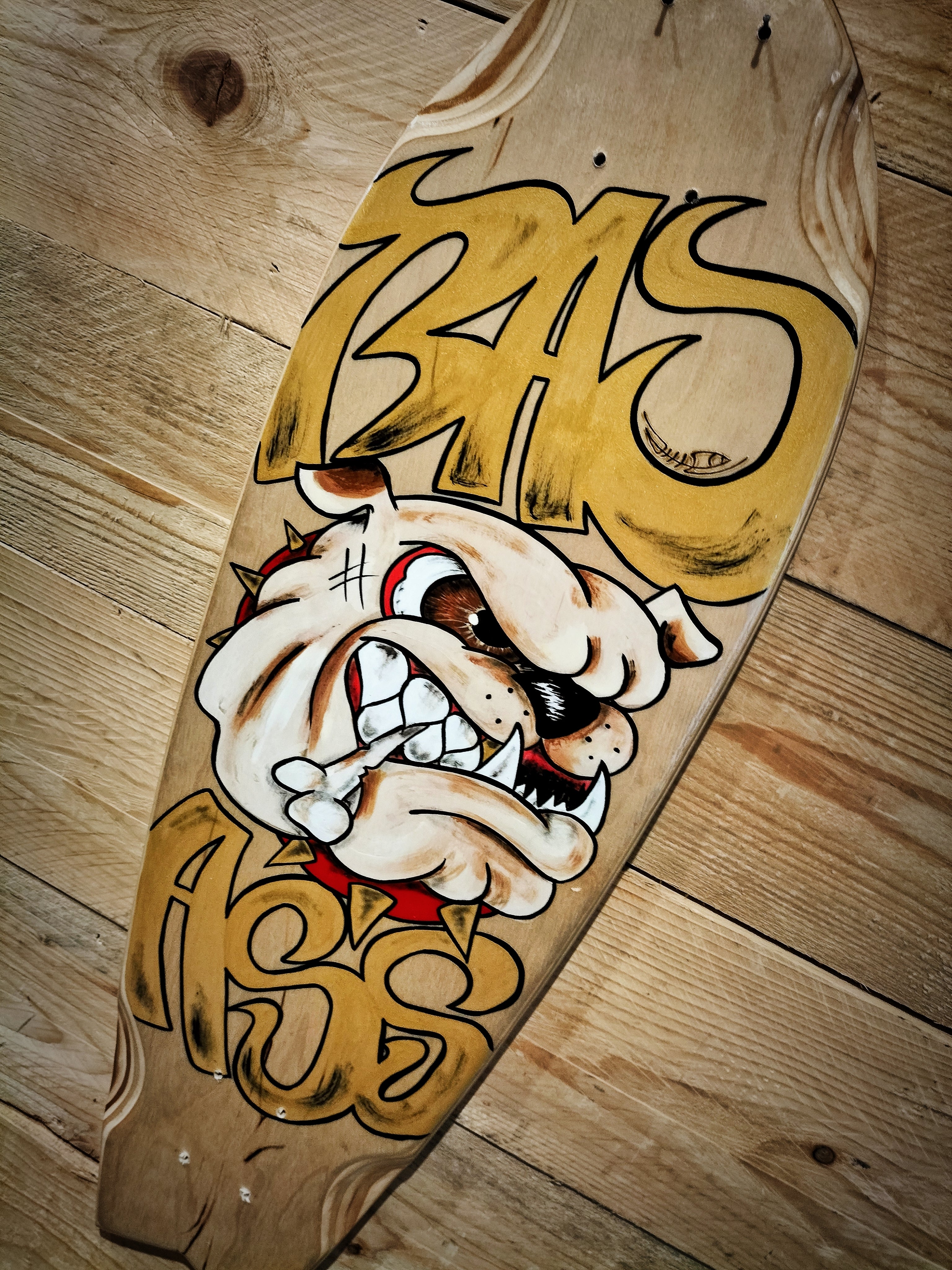 AC Longboards Fat Fish Bad Ass Gold surfskate 29,9” betulla