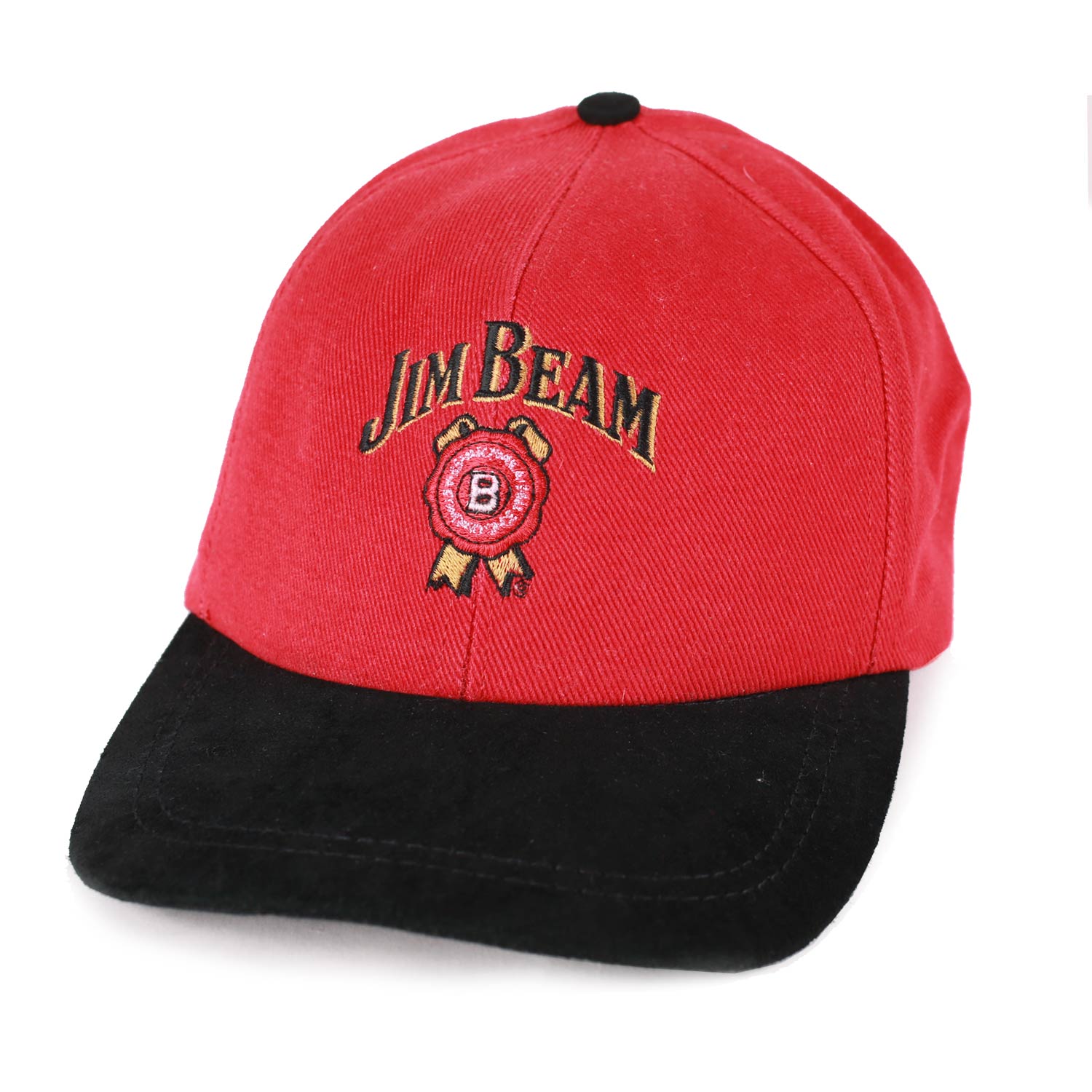 Jim Beam Strapback cappello rosso nero ricamato