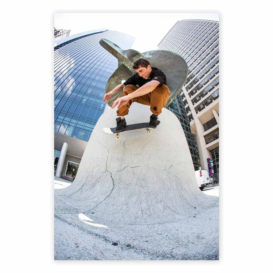 Jordan Trahan Backside Ollie stampa foto 20x30 cm