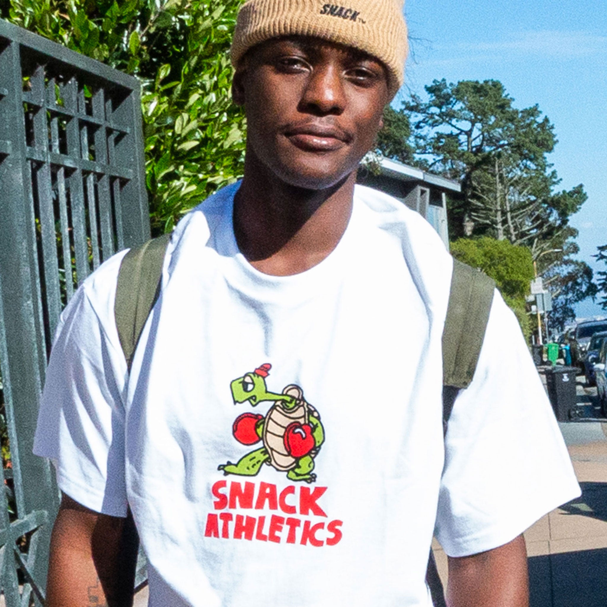 Snack Athletics T-Shirt Nera in Cotone Taglia M