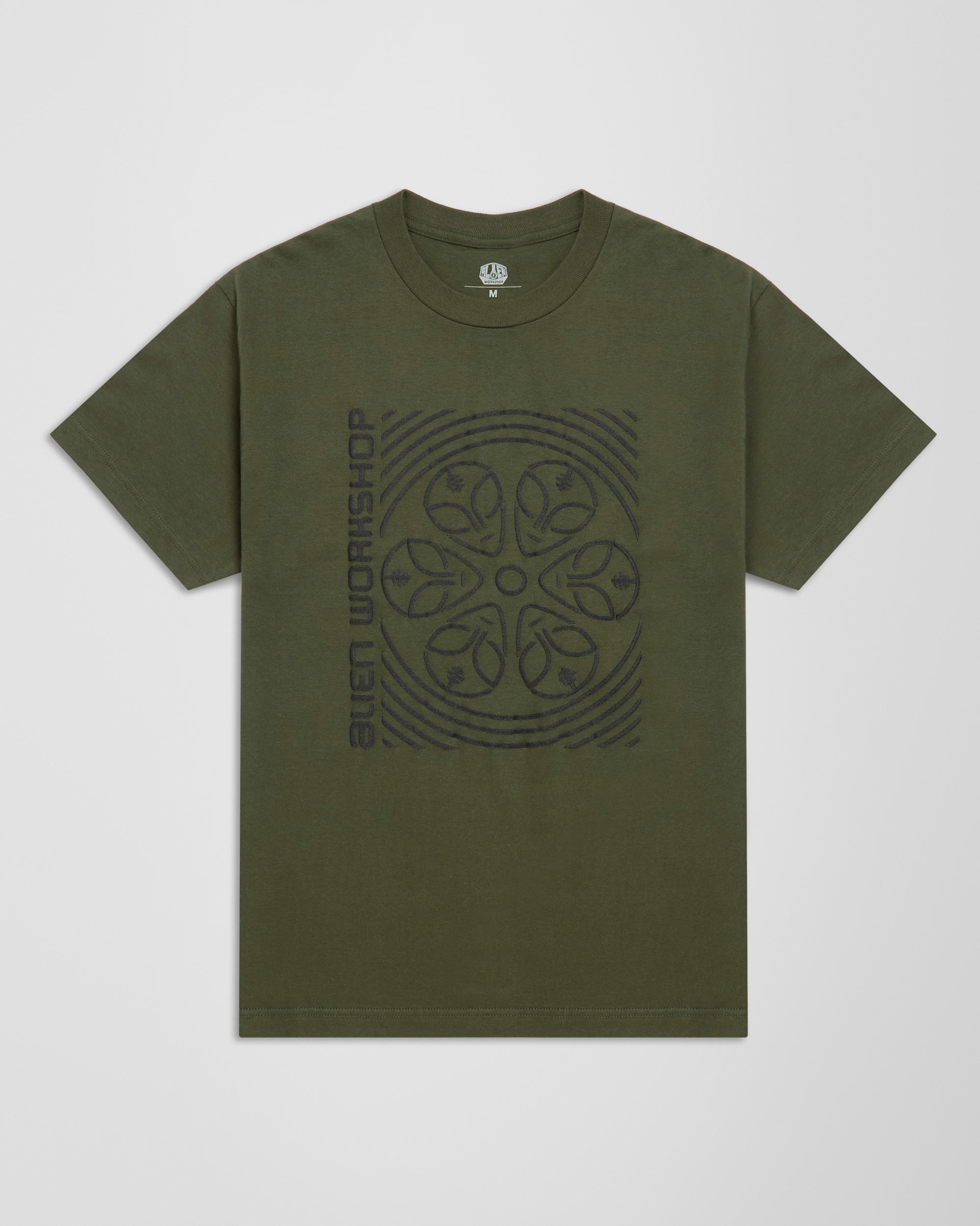 Alien Workshop Ice Age t-shirt bordeaux cotone pesante