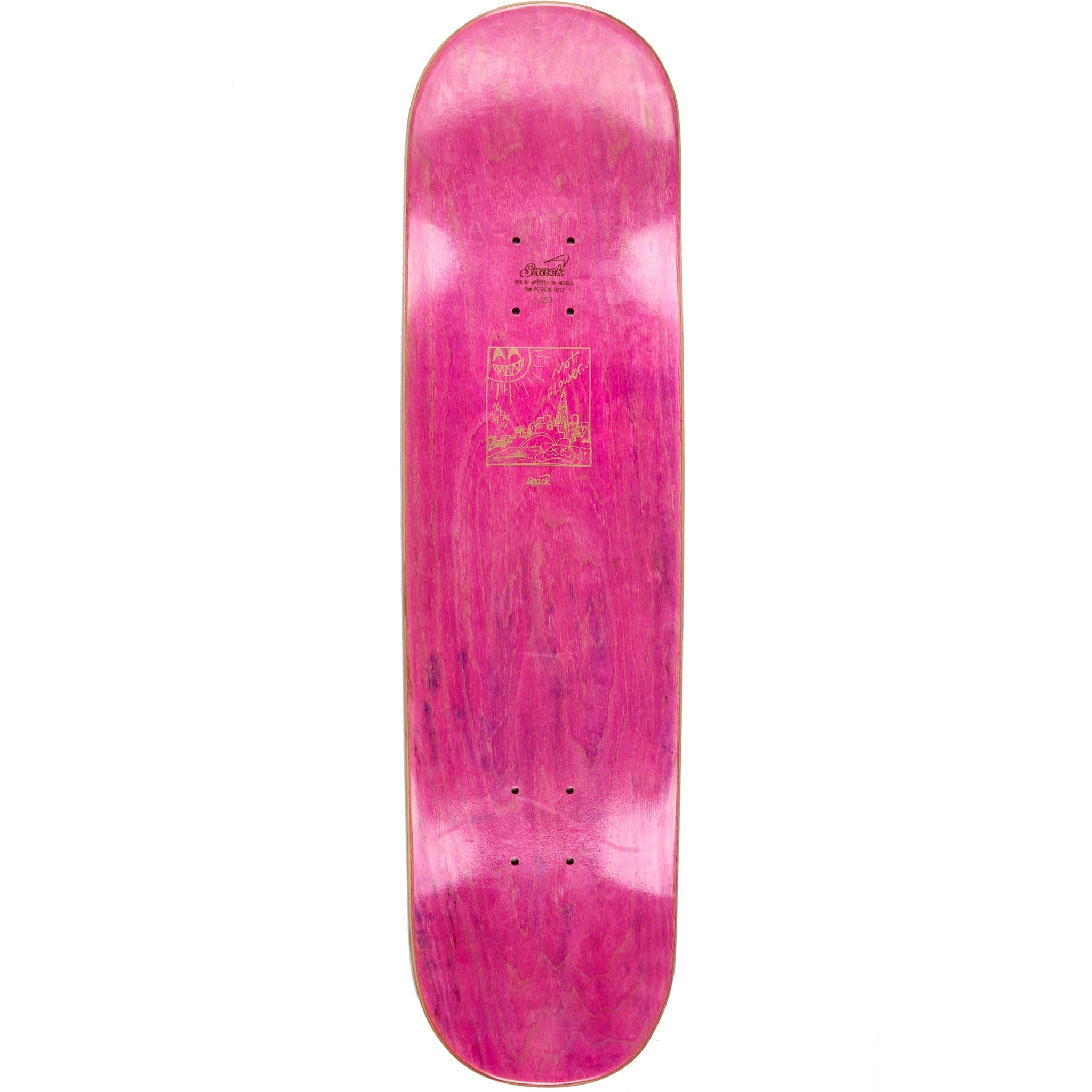 Snack Not Flower tavola skateboard 8.0 legno d'acero