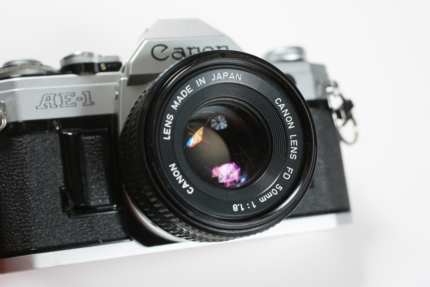 Canon AE-1 fotocamera analogica 35mm con 50mm f/1.8