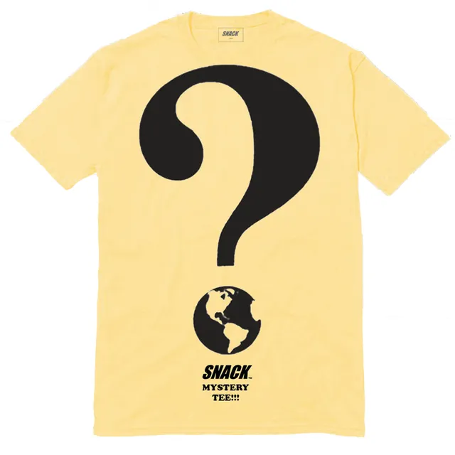 Snack Skateboarding Mystery Tee t-shirt archivio assortita