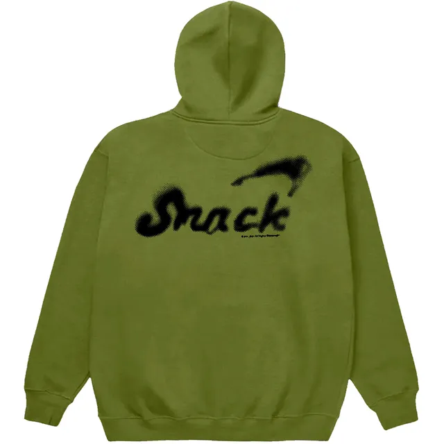 Snack Alive Overspray felpa cappuccio moss L