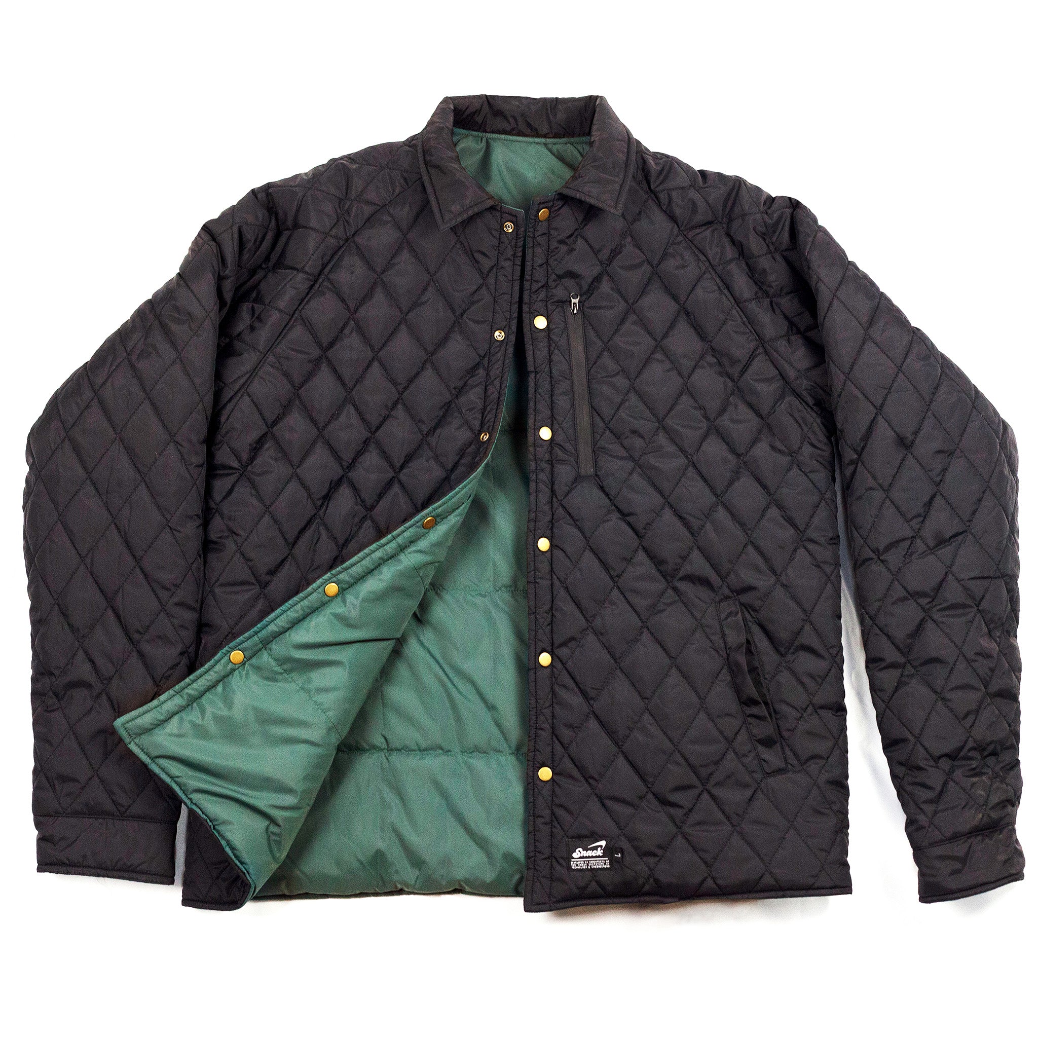 Snack Skateboarding Hardwood giacca reversibile M trapuntata