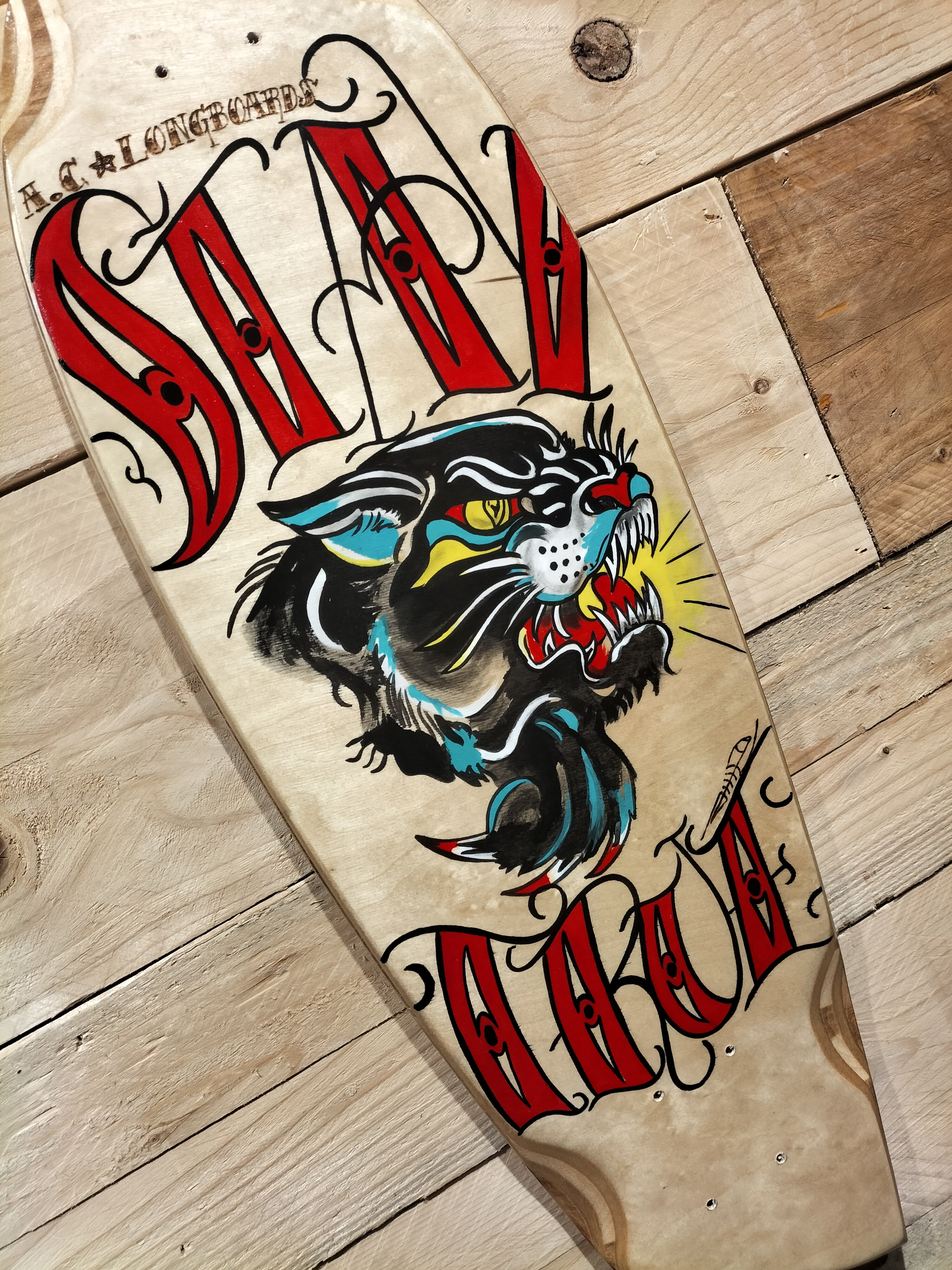 AC Longboards Stay True longboard surfskate 29,9" betulla