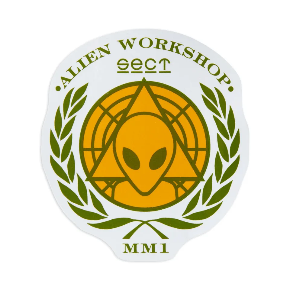 Alien Workshop AWOL sticker arancione vinile