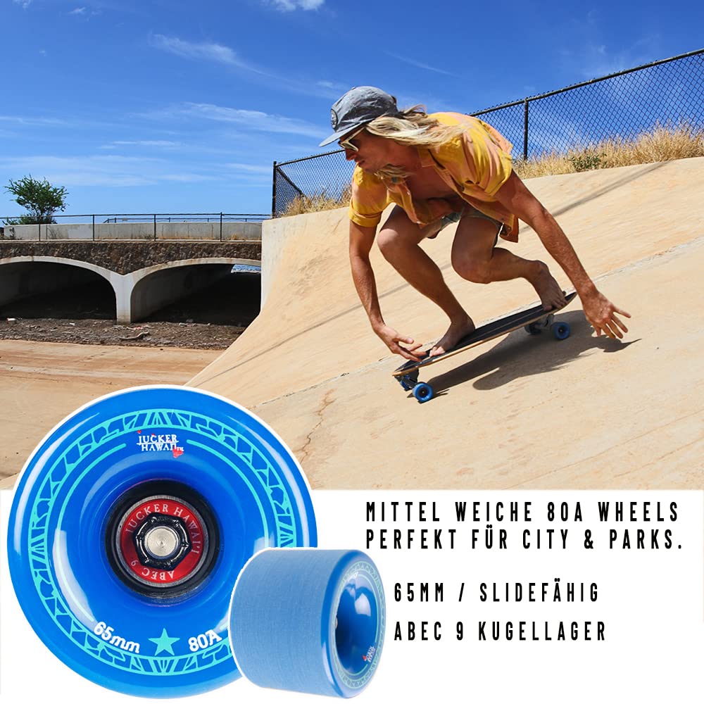 Jucker Hawaii Pau Hana cruiser skate bambù 80cm