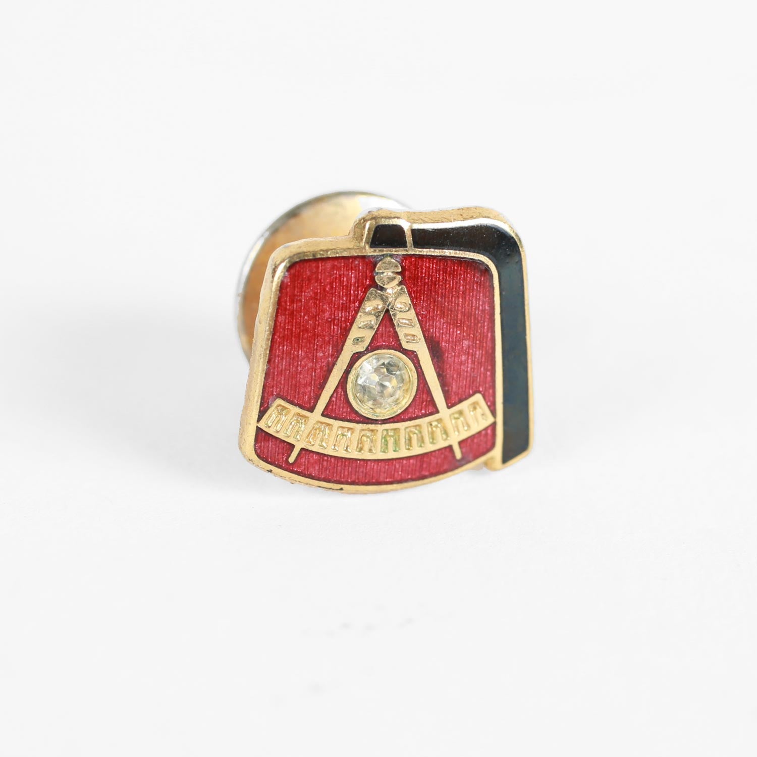 Masonic Fez Vintage spilla smaltata Massoni 0,5"