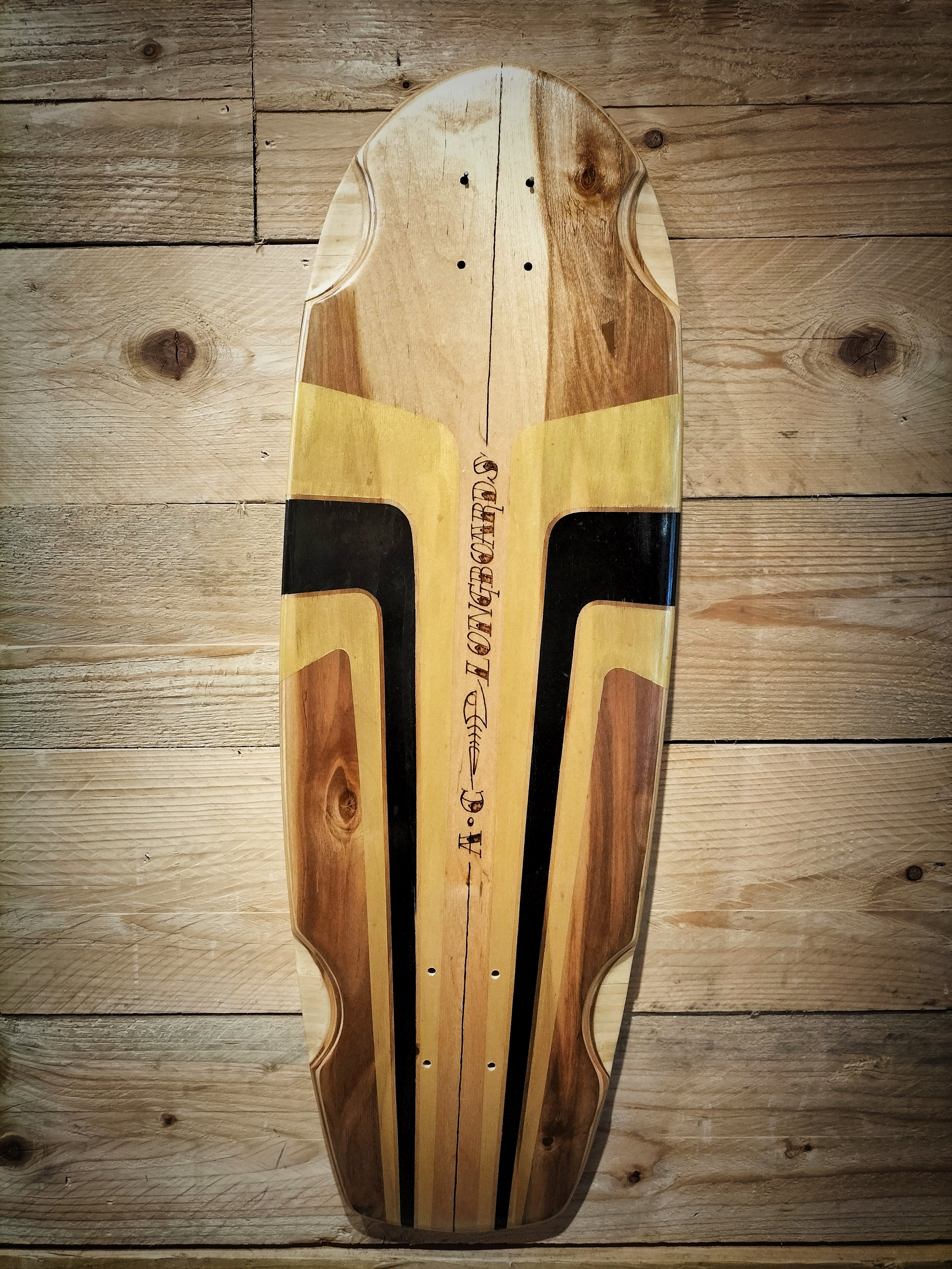 AC Longboards Gold Surfsk8 surfskate 30.7" bamboo