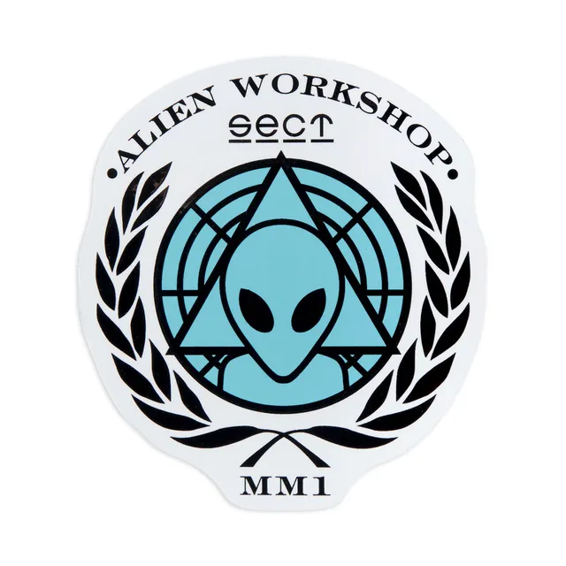 Alien Workshop AWOL Sticker blu vinile resistente