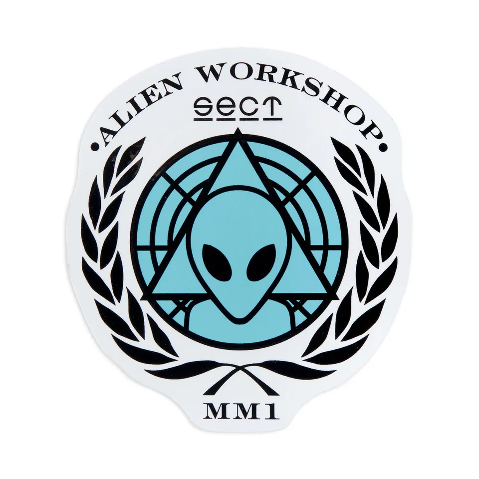 Alien Workshop AWOL Sticker blu vinile resistente