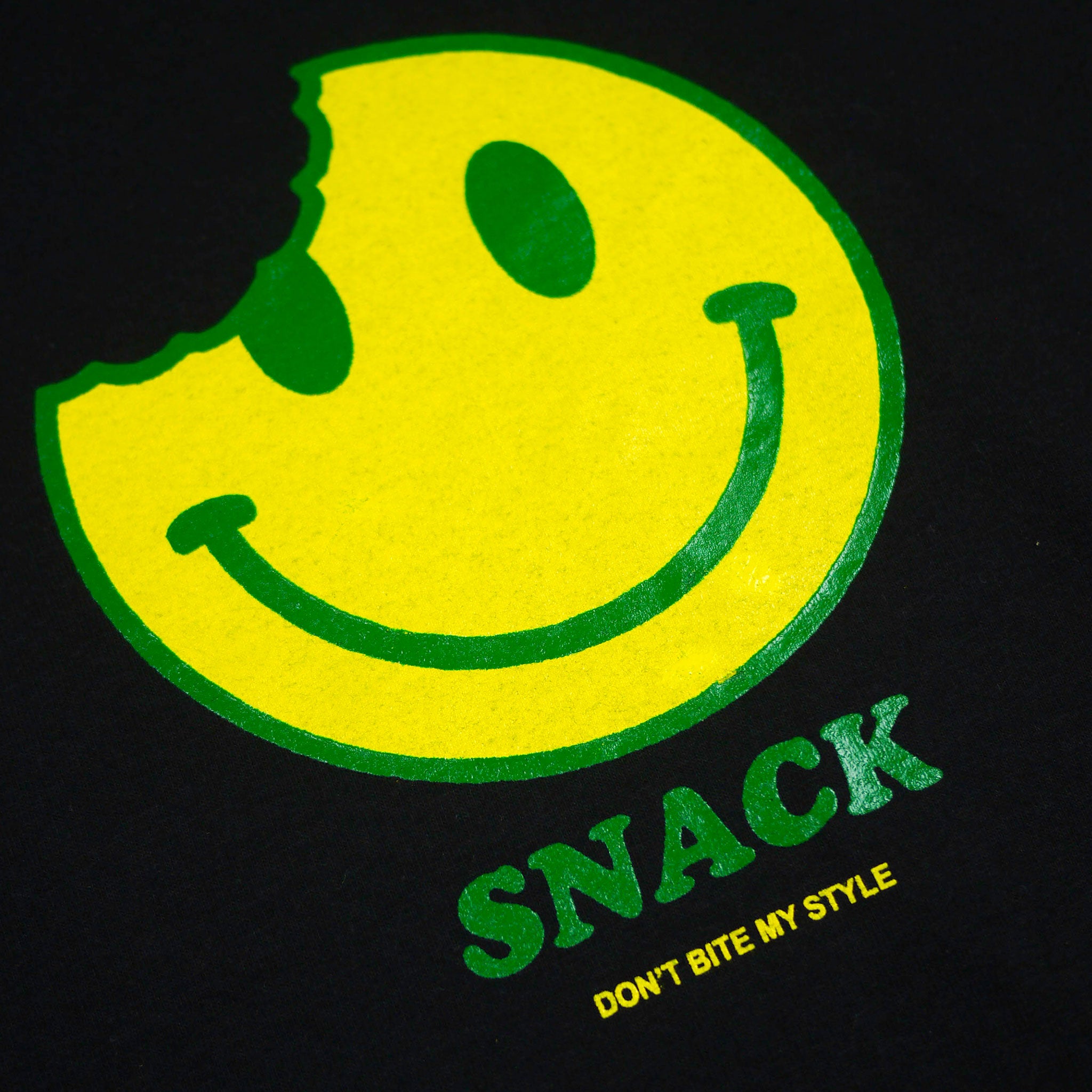 Snack Bite t-shirt cotone nera