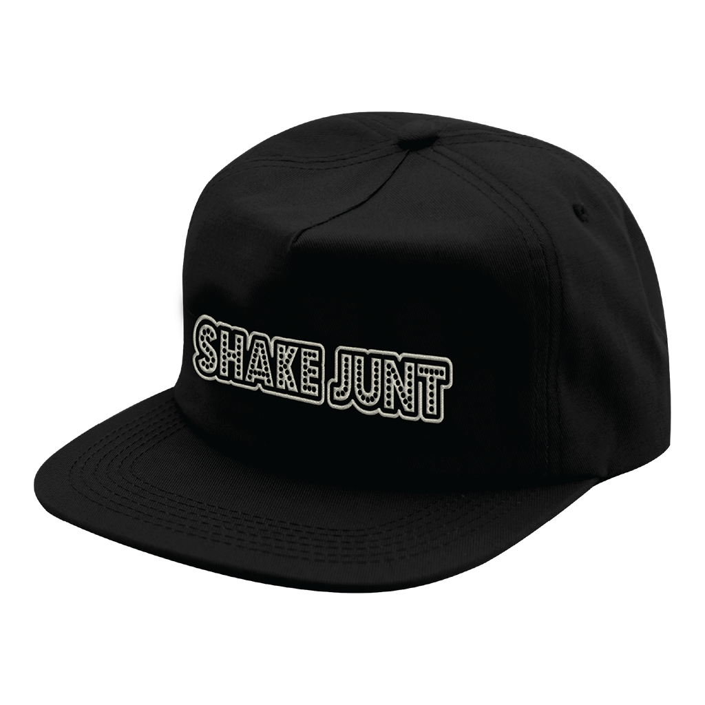 Shake Junt Stretch Logo cappellino snapback nero 5 pannelli
