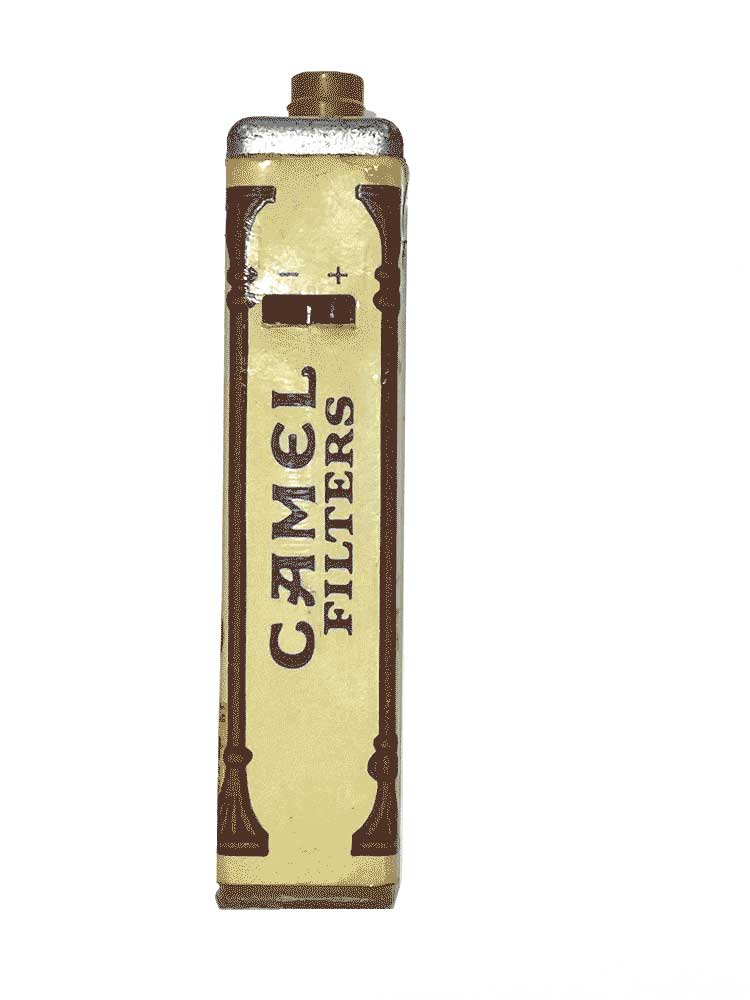 Camel Cigarette Pack accendino vintage blu