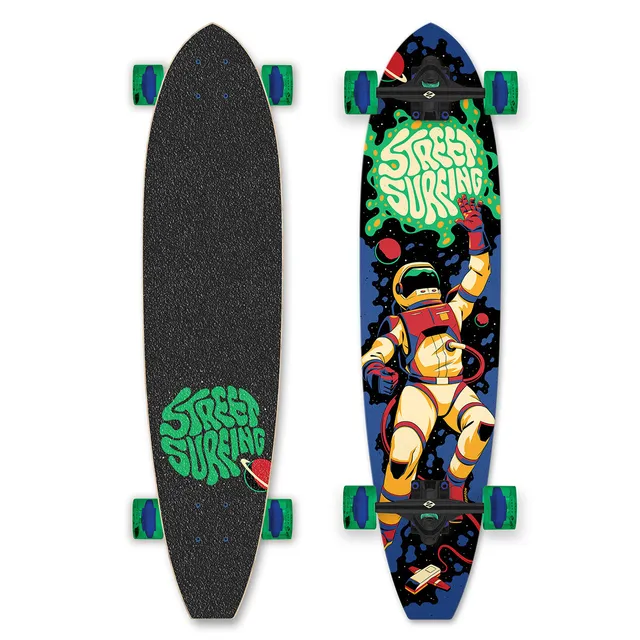 Street Surfing Cut Kicktail Astronaut 36" longboard 8 strati